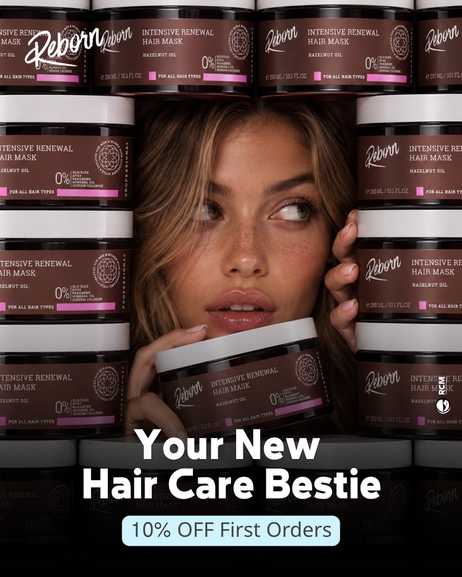 Reborn Intensive Renewal hair mask campaign by RCM